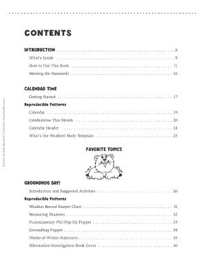 February Monthly Idea Book