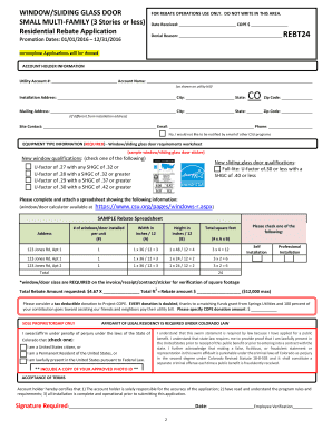Colorado Residential Window Rebate Application