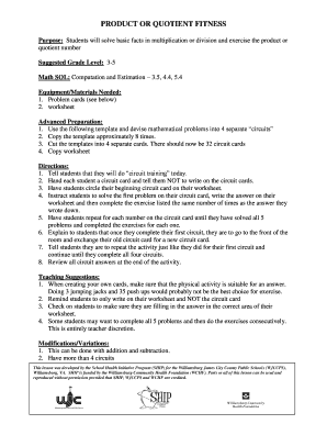 Visual electrical inspection report template - PRODUCT OR QUOTIENT FITNESS - MCPS - mcps