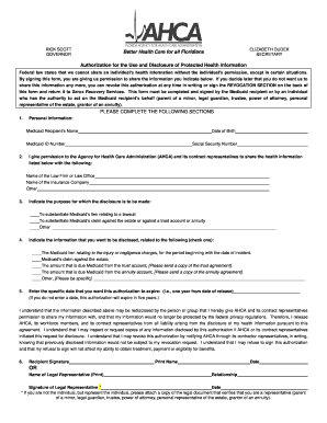 Authorization for Use and Disclosure of Protected Health Information