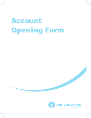 A cc ou n t Opening Form - bsbiukcomb
