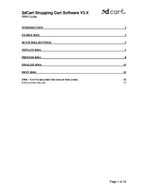 Fillable Online RMA Guide Fax Email Print - pdfFiller