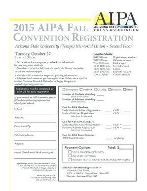 2015 AIPA FALL REGISTRATION - azaipa