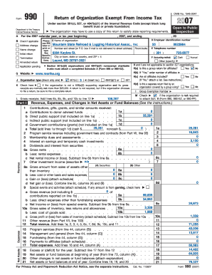 Form 990 Return of Organization Exempt From Income Tax