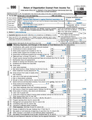 Form 990 Return of Organization Exempt From Income Tax