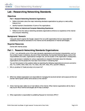 Lab - Researching Networking Standards