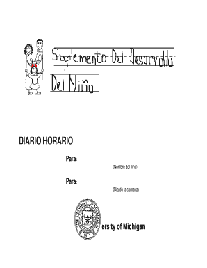 Diario Horario