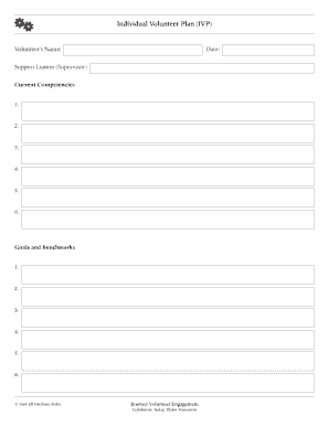 Sample estimate for house construction - Individual Volunteer Plan IVP - cdn volunteermatch