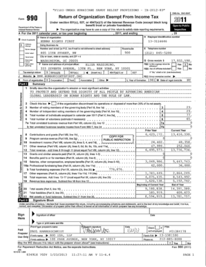 Form 990 (2011) Human Rights First