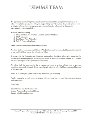 Florida Residential Purchase Agreement