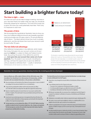 Ohio Deferred Compensation Program Election Form