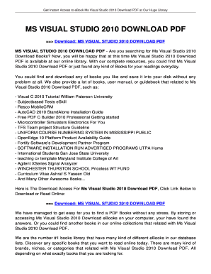 visual studio 2010 download free visual studio 2010 download free