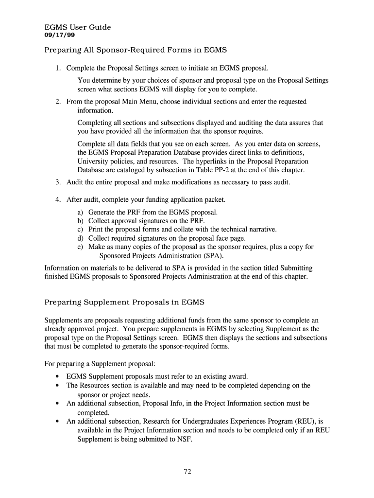 Fillable Online research umn Preparing All SponsorRequired Forms in