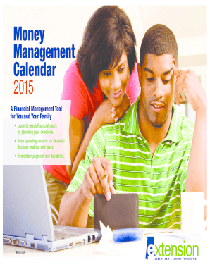 Financial Management Calendar Template