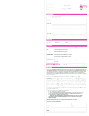 Motor Fleet Insurance Proposal Form
