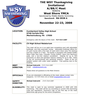 WSY November USA Meet pre meetdoc - maswim