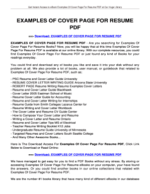 Psc cover page