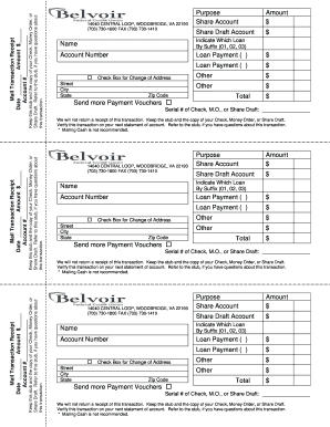 Loan Payment Voucher