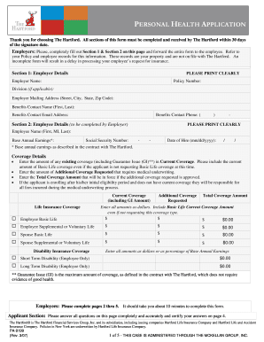 Personal Health Application