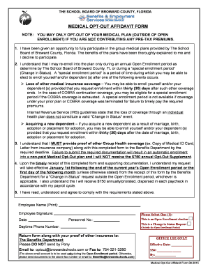 Wave worksheet answer key pdf - Medical opt-out affidavit bformb - Broward County Schools - broward k12 fl