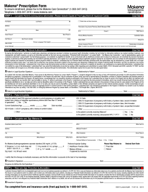 Makena Prescription Form