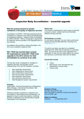 Inspection Body Accreditation essential upgrade - NZQC