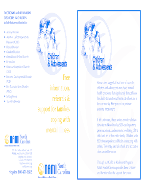NAMI North Carolina Child Mental Health Support