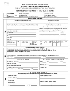 Illinois Background Check Authorization