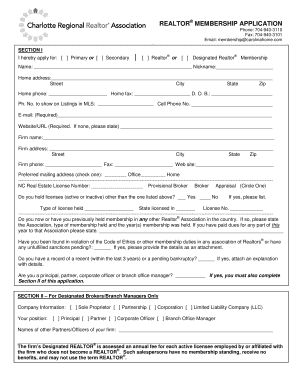 REALTOR® Membership Application