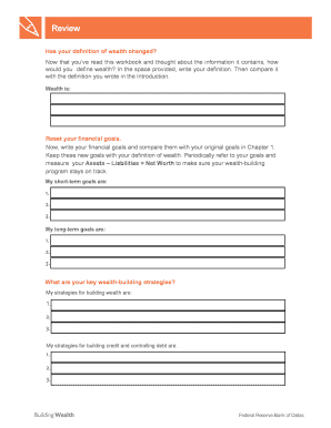 Review - Building Wealth - Dallas Fed