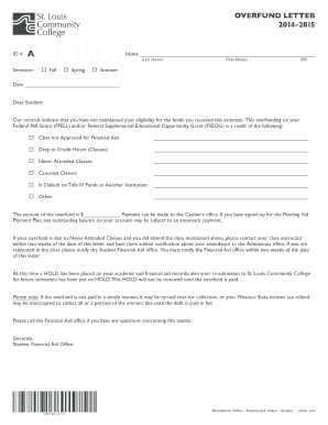Overfund Letter