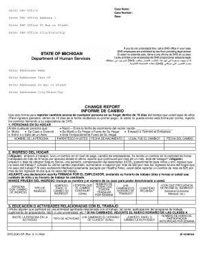 Informe de Cambio