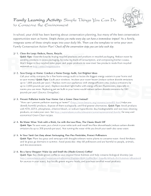 Family Learning Activity Simple Things You Can Do to