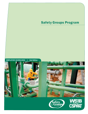 Safety Groups Program Employer Guidelines