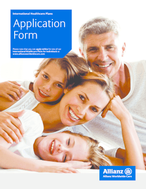 International Healthcare Plan Application Form
