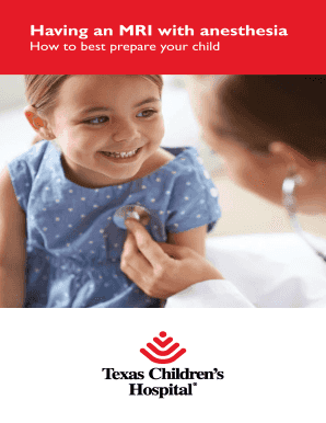 MRI with Anesthesia Preparation Guide