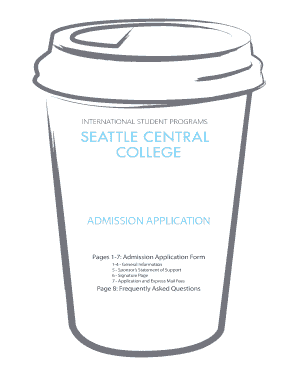 International Student Admission Application