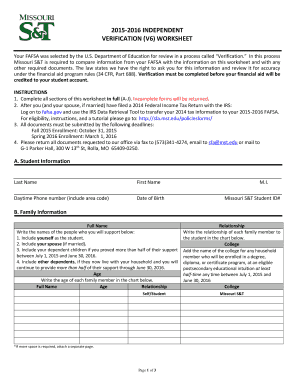 2015-2016 Verification Worksheet V6