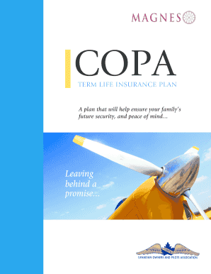 COPA Term Life Insurance Application