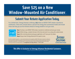 Entergy Arkansas Air Conditioner Rebate Application