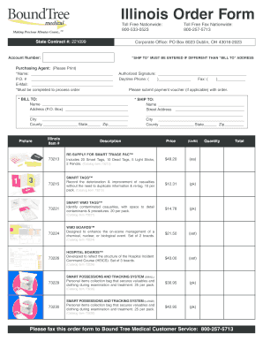 Illinois Order Form