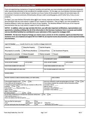 Mortgage Payment Assistance Application