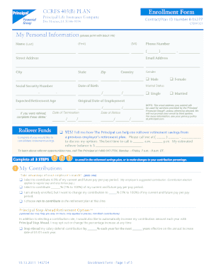 CCRES 403(B) Plan Enrollment Form
