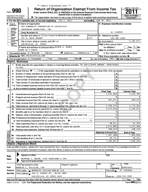 IRS Form 990 2011