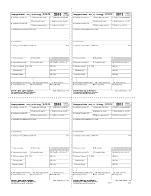 Form W-2 Wage and Tax Statement