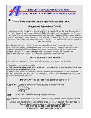 Investissement dans le logement abordable (IDLA)