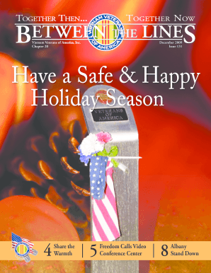 Chapter 20 Issue 131 Have a Safe amp Happy Holiday Season - vva20