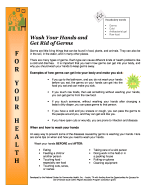 Wash Your Hands and Get Rid of Germs