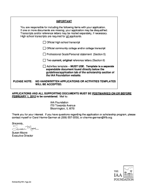 Dear Illinois Soybean Association Crop Science Scholarship