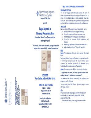 Legal Aspects of Nursing Documentation